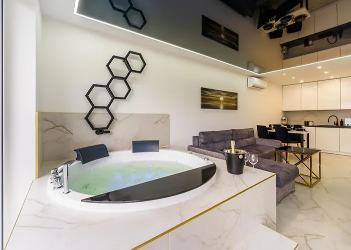 Daire Golden Pearl Prywatny Z Sauna I Jacuzzi *