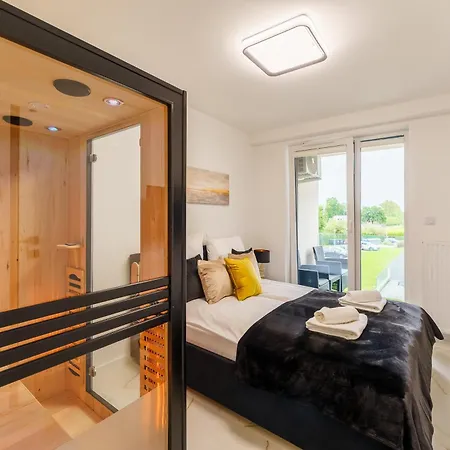Apartament Golden Pearl Prywatny Z Sauna I Jacuzzi Kołobrzeg